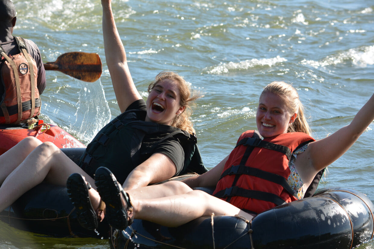 white water tubing